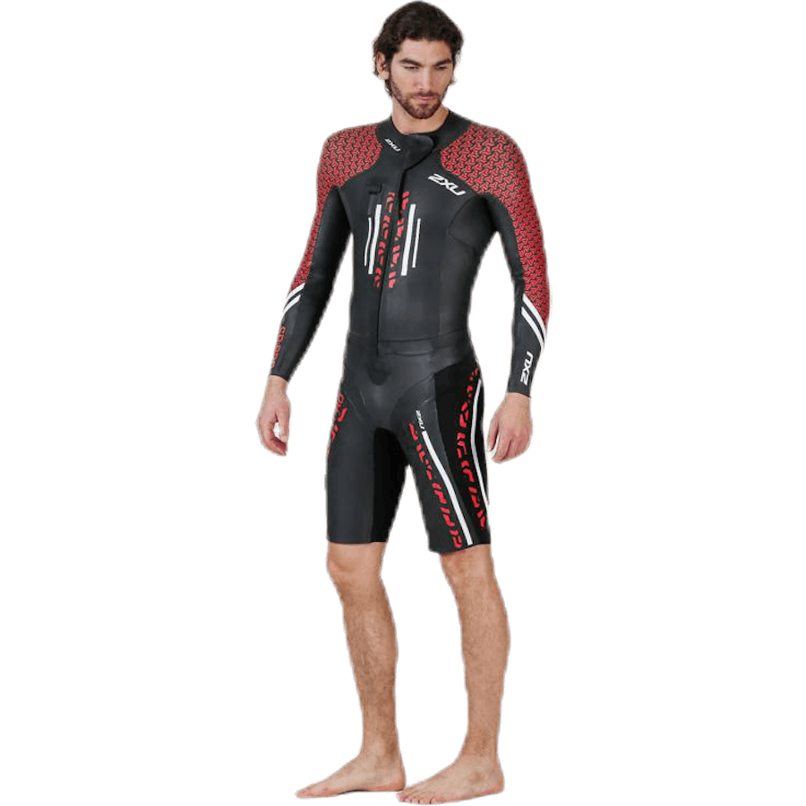 Combinaison Pro-Swim Run Pro Noir/Rouge