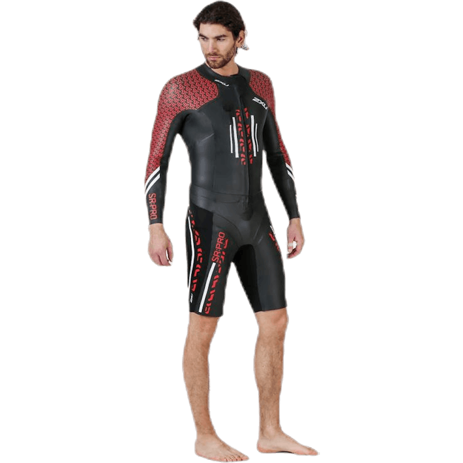Combinaison Pro-Swim Run Pro Noir/Rouge