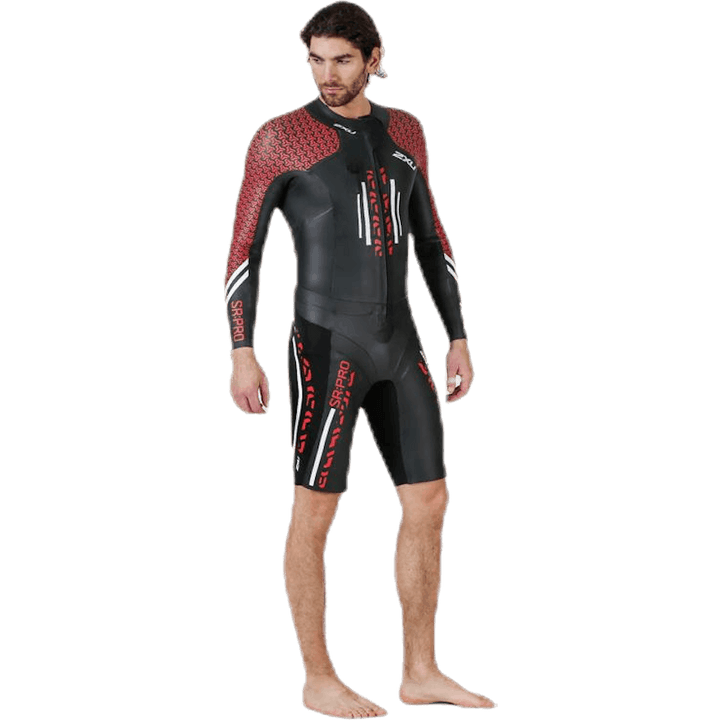 Combinaison Pro-Swim Run Pro Noir/Rouge