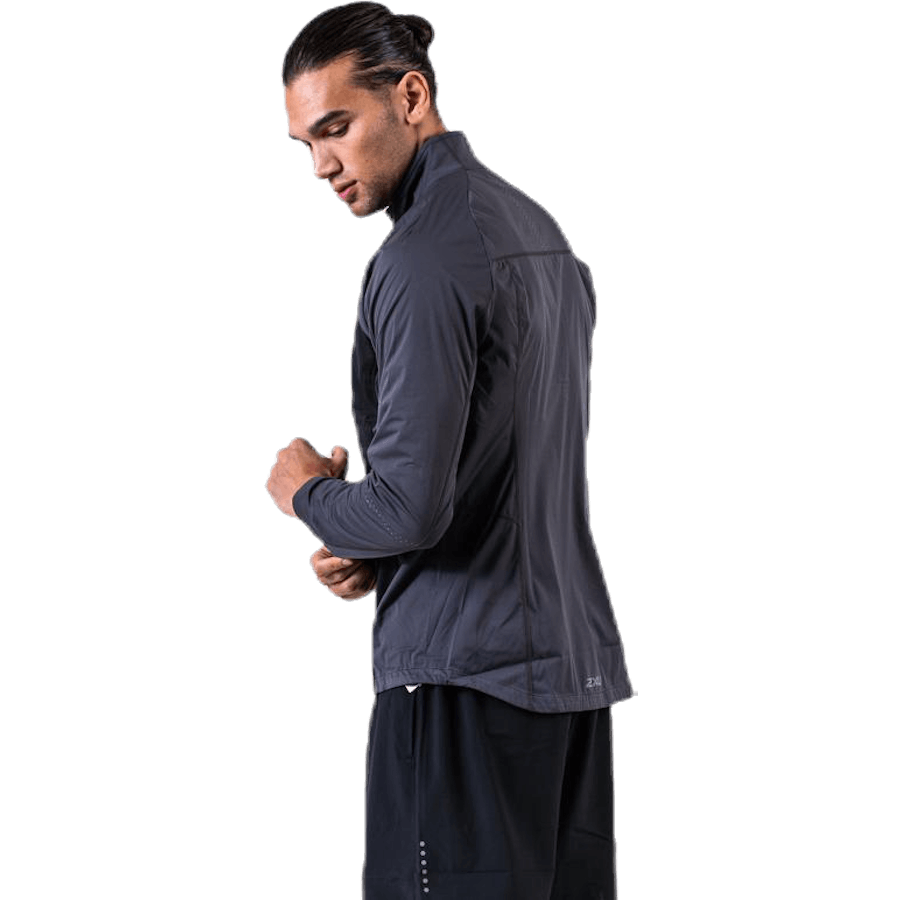 Veste coupe-vent à membrane noire/grise