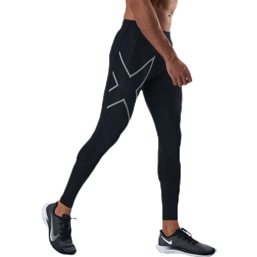 Punčocháče Run Dash Compr Black/Silver