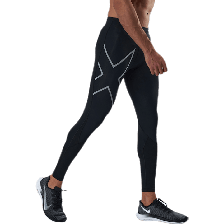 Punčocháče Run Dash Compr Black/Silver