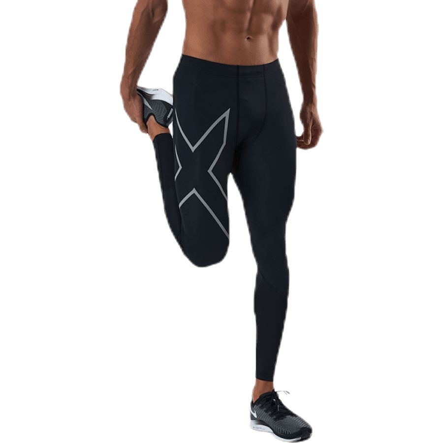 Punčocháče Run Dash Compr Black/Silver