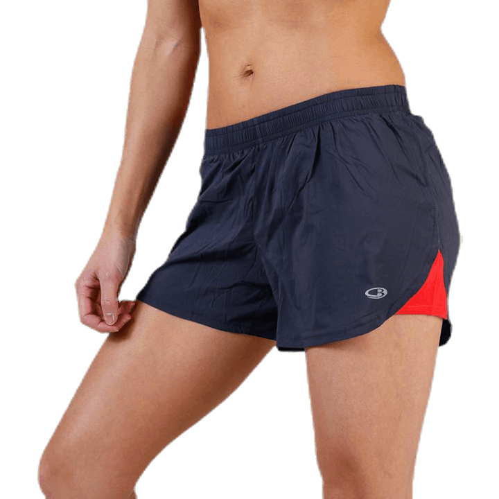 Impulse Laufshorts Grau/Rot