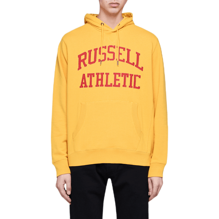 Ikonischer Twill-Kapuzenpullover Gelb