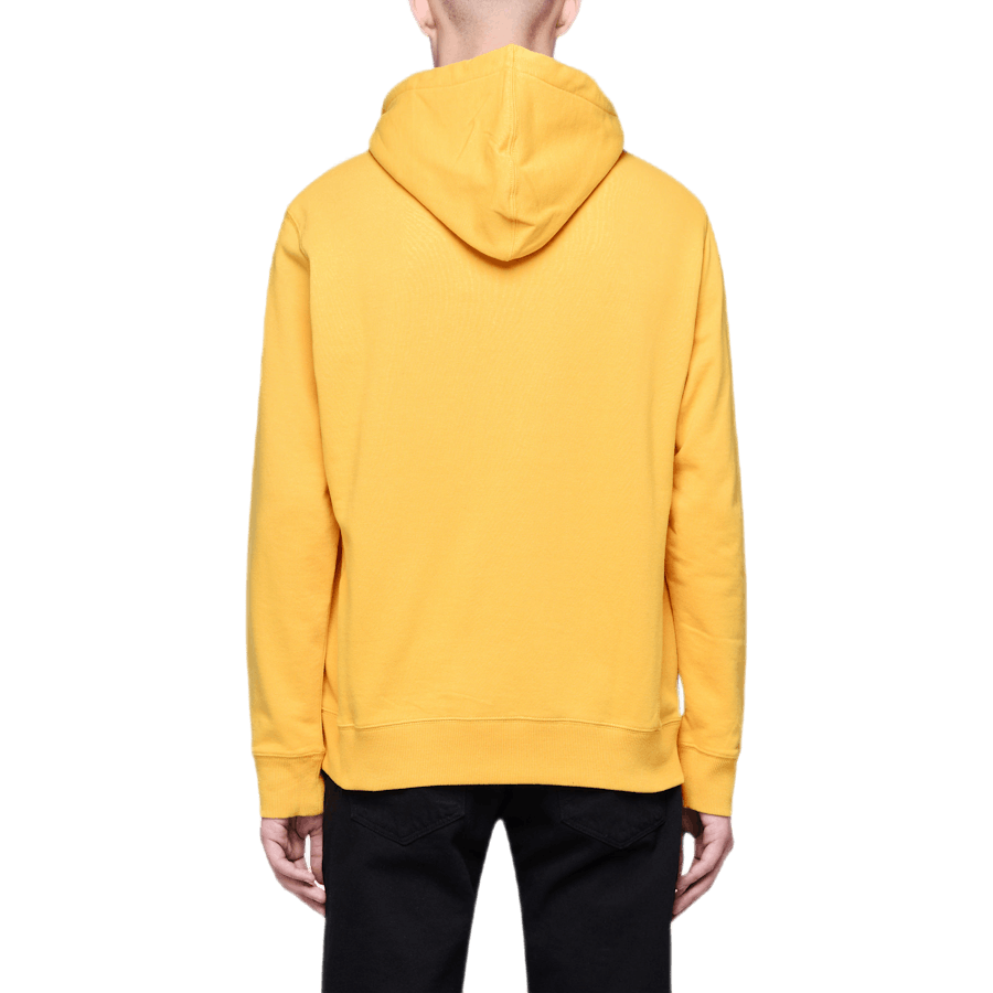 Ikonischer Twill-Kapuzenpullover Gelb