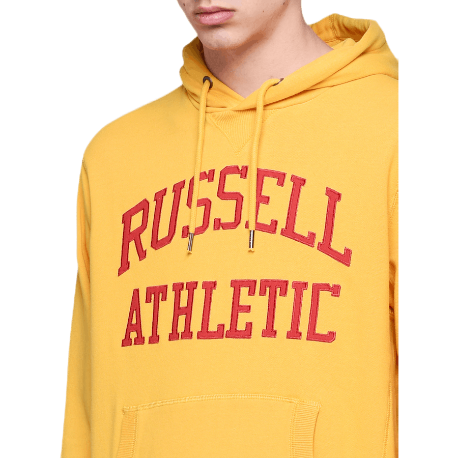 Ikonischer Twill-Kapuzenpullover Gelb