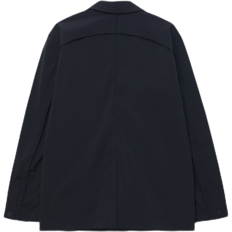 Blazer con stemma a rombi nero