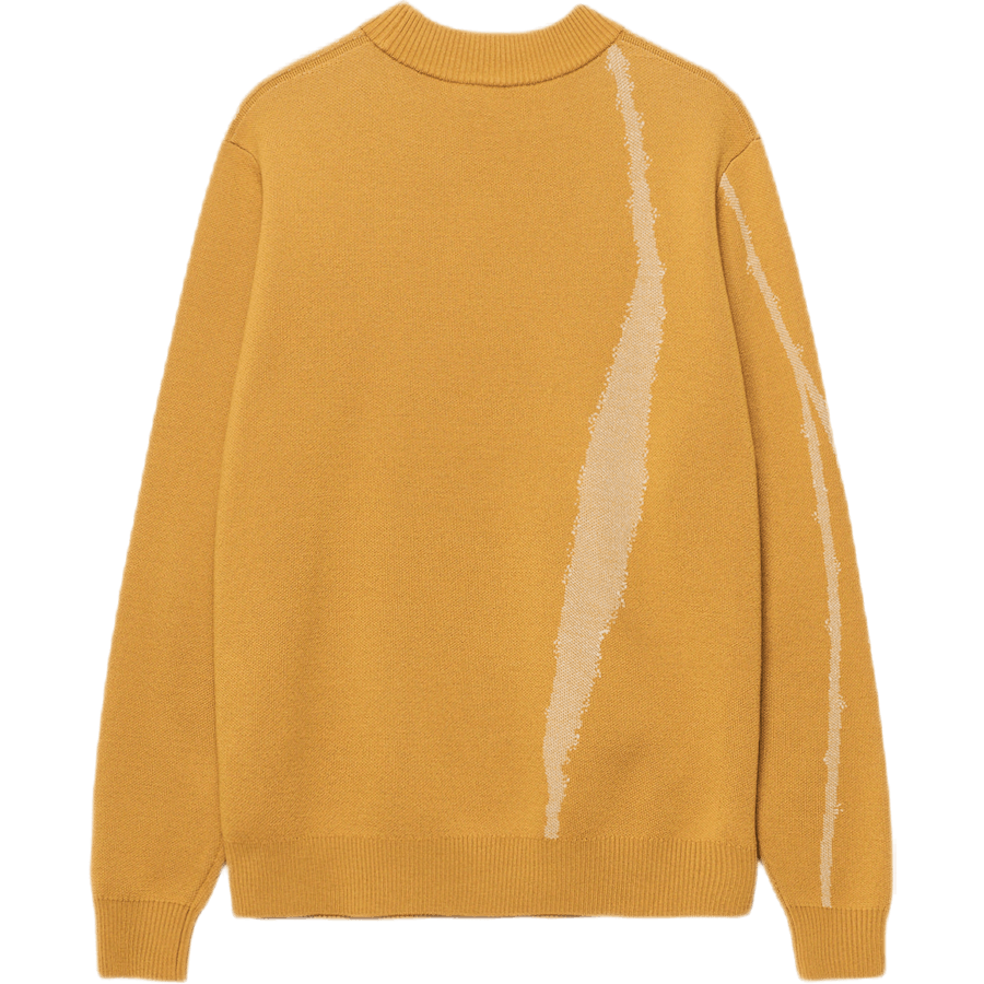 Maglione Terrain in maglia jacquard giallo