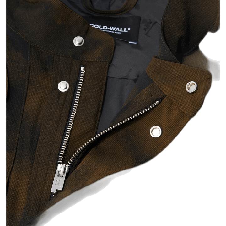 Parka con stampa Terrain Marrone