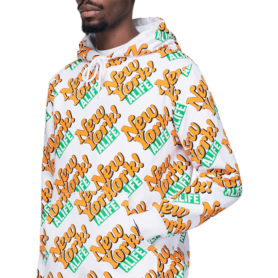 Allover-Pullover Weiß