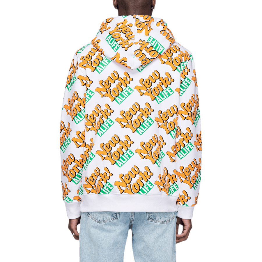 Allover-Pullover Weiß