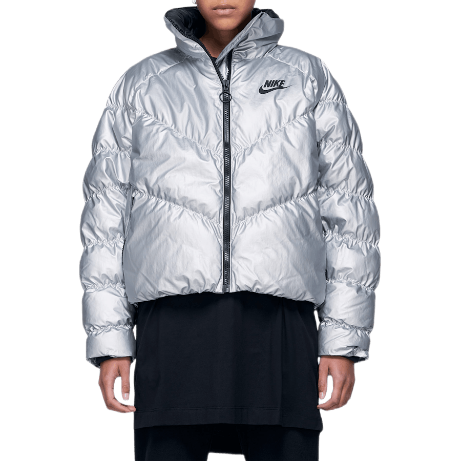 nike synthetic fill jacket grey