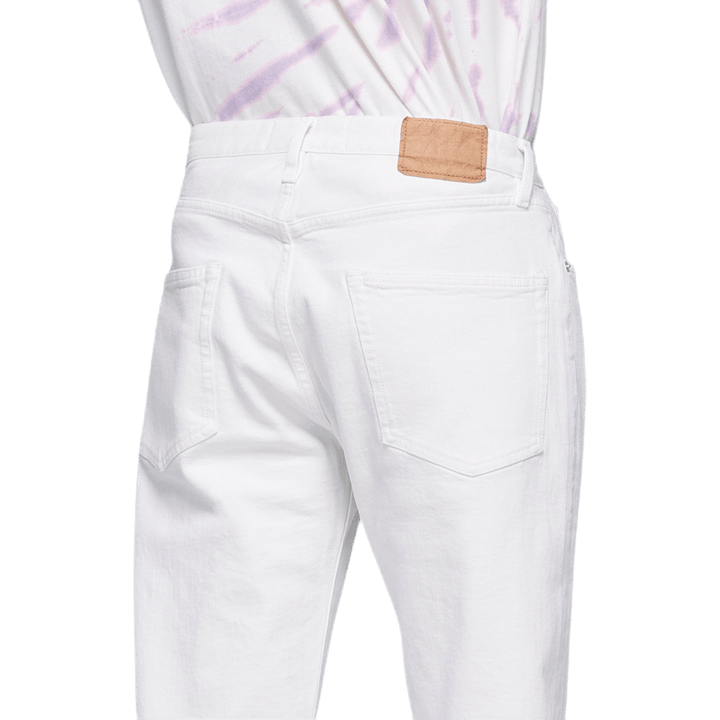 Proste jeansy z 5 kieszeniami, białe
