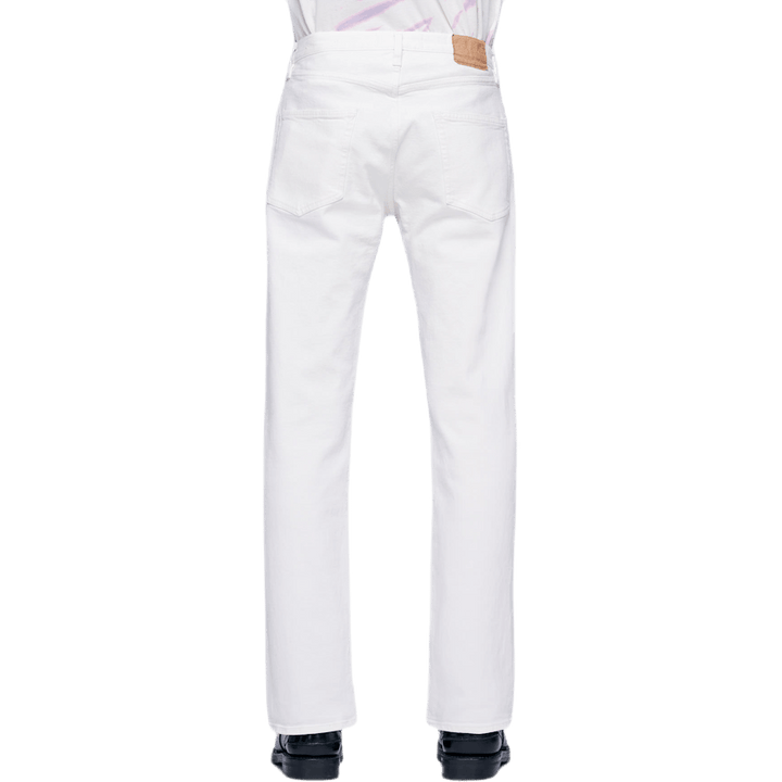 Proste jeansy z 5 kieszeniami, białe