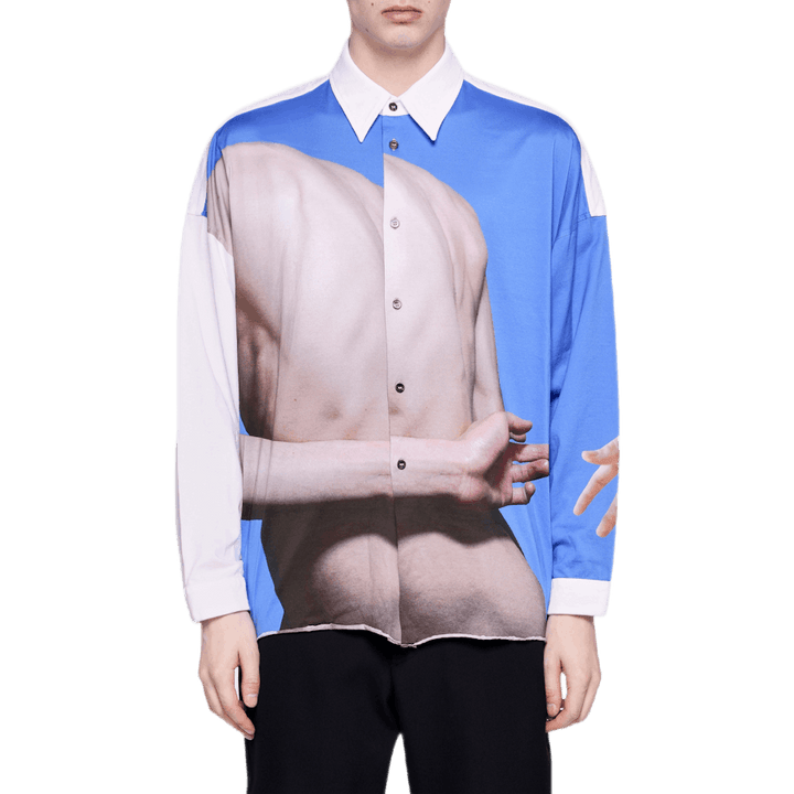 Jersey Popeline Bleu