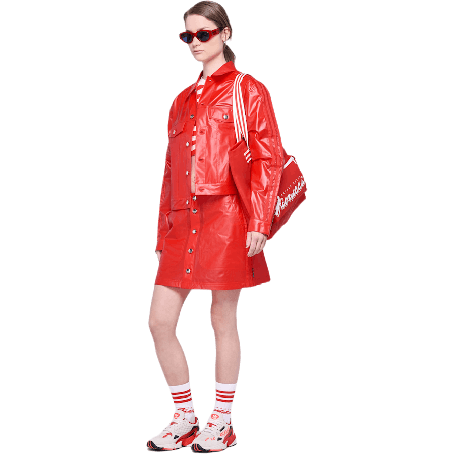 X Fiorucci Kiss Jacke Rot