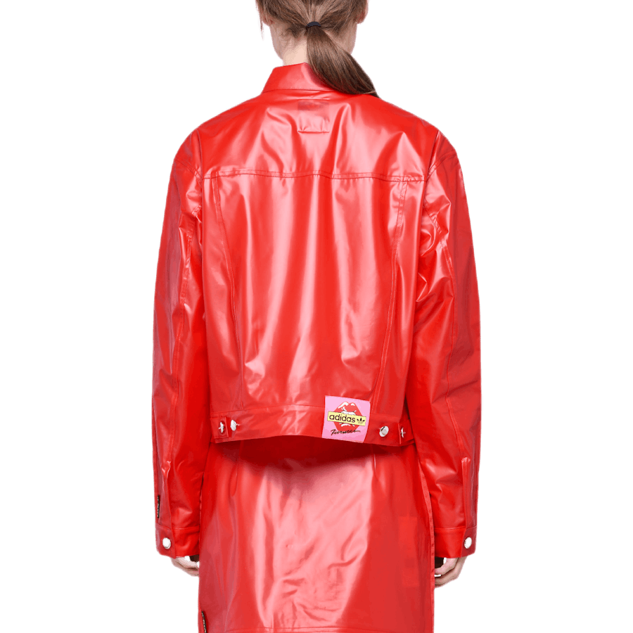X Fiorucci Kiss Jacke Rot