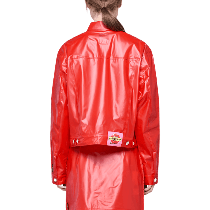 X Fiorucci Kiss Jacke Rot