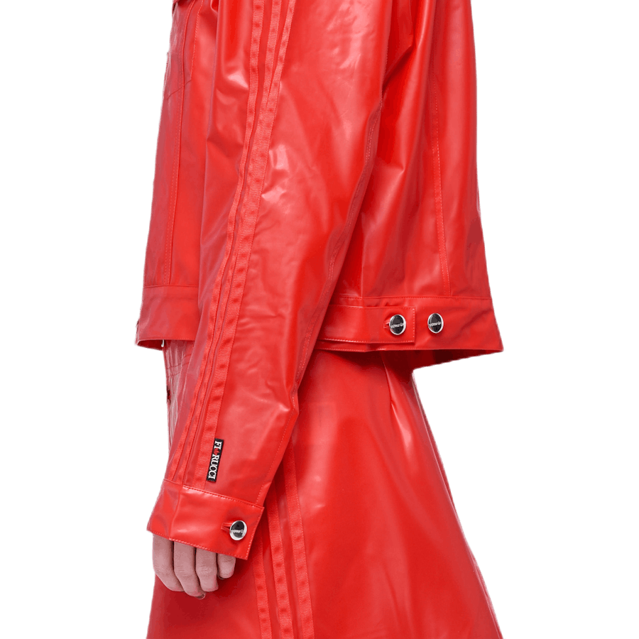 X Fiorucci Kiss Jacke Rot