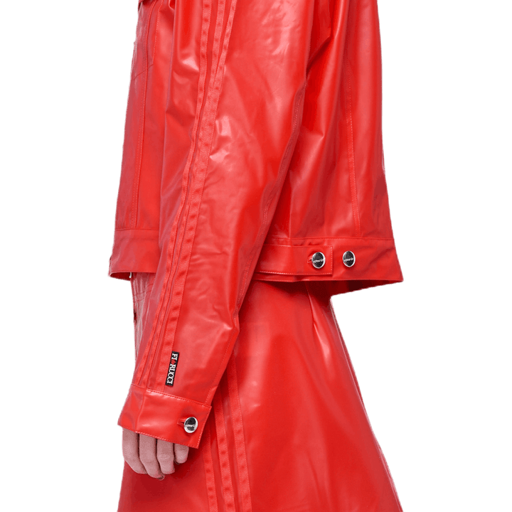 X Fiorucci Kiss Jacke Rot