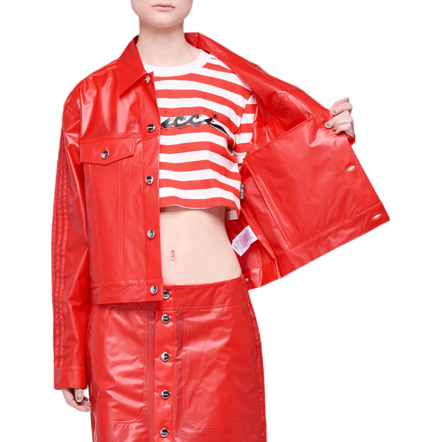 X Fiorucci Kiss Jacke Rot