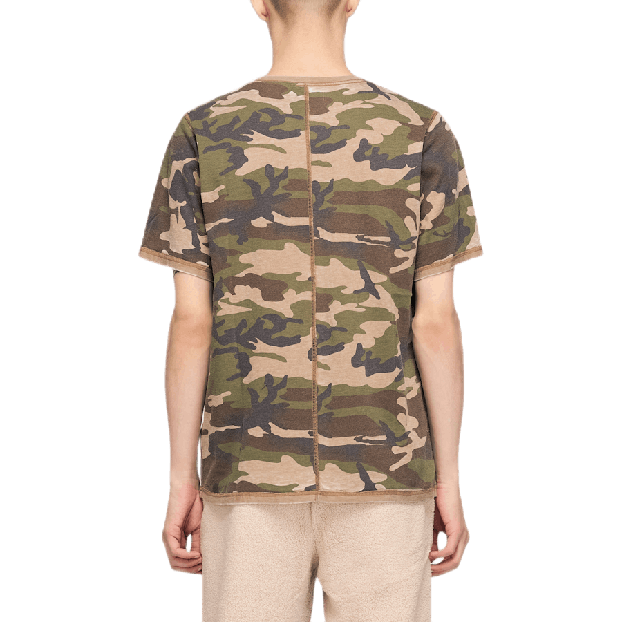 T-shirt inversé à l'envers multi