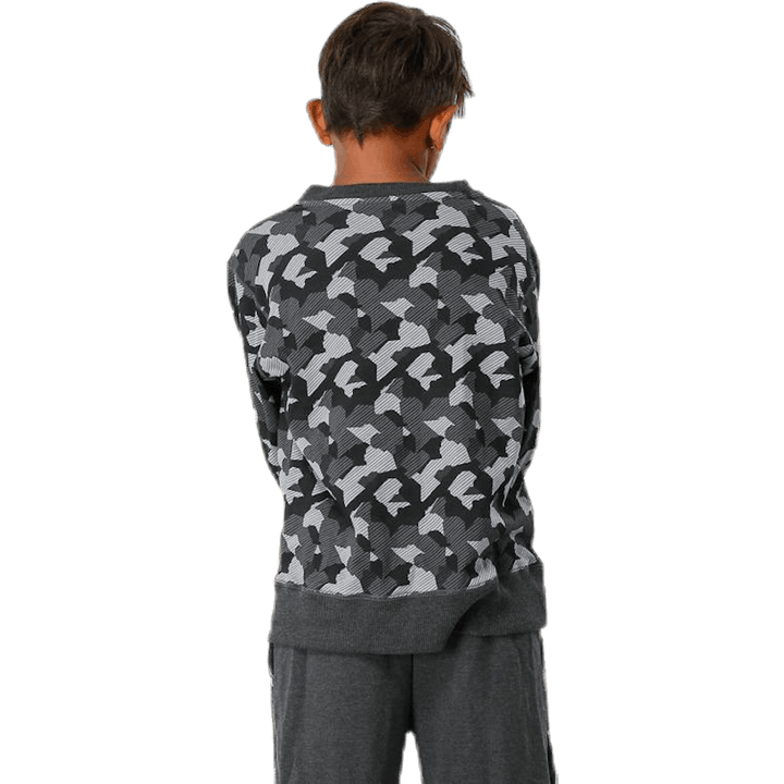 Junior Trevor Ronde hals Gedessineerd/Grijs