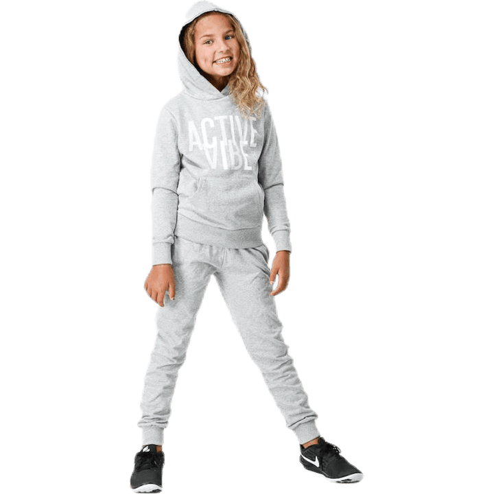 Junior Rachel Hoodie Weiß/Grau
