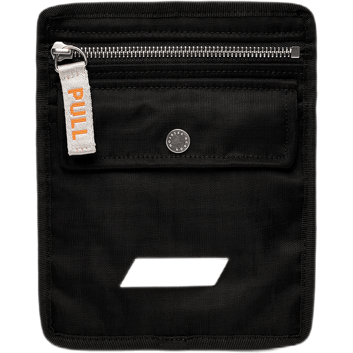 Cross Body Flat Bag Schwarz