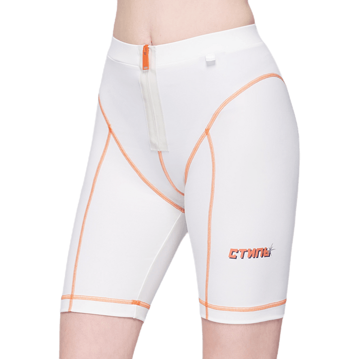 Biker-Leggings Active Ctnmb Weiß