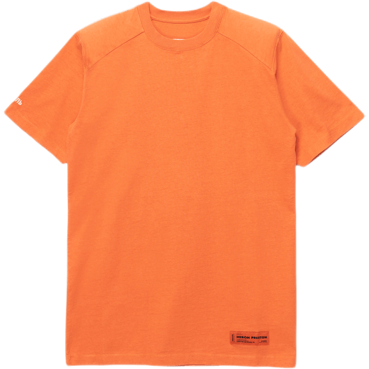 Front Logo T-Shirt in Übergröße Orange