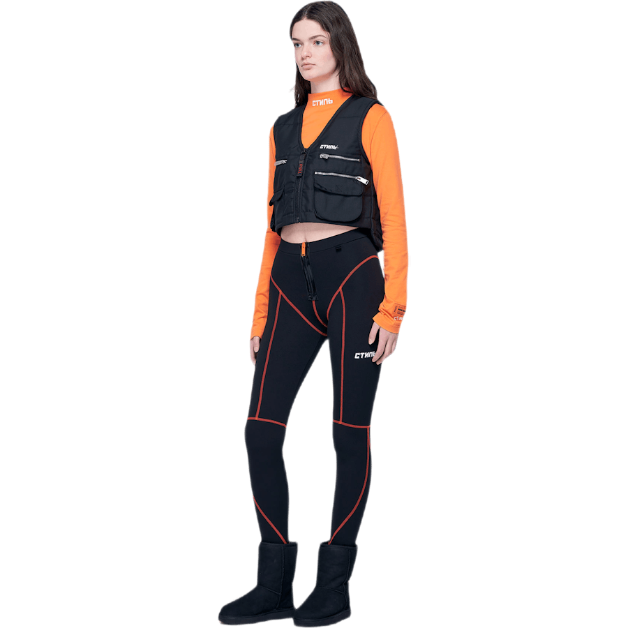 Multipockets Vest Fire Black