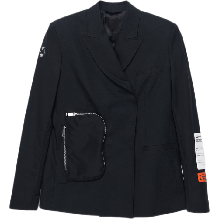 Tailoring-Wollblazer Schwarz