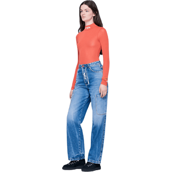 Baggy 5-Taschen Jeans Blau