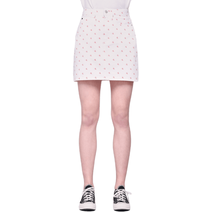 Gonna a vita alta Bianco