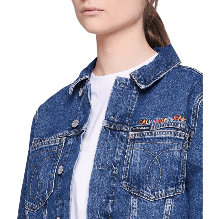 Omega Embroidered Trucker Gray