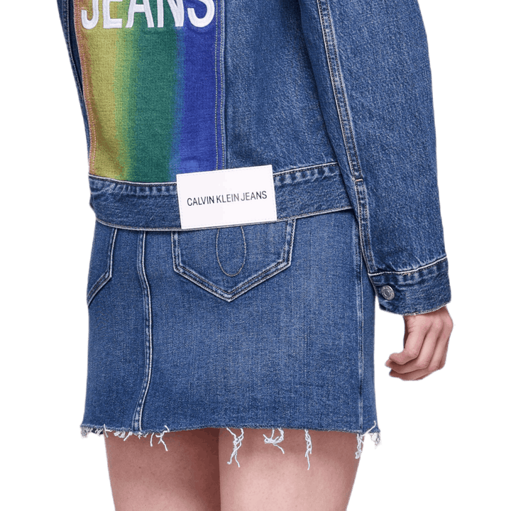 Omega Embroidered Trucker Gray