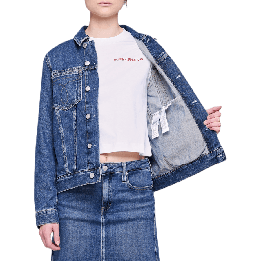 Omega Embroidered Trucker Gray