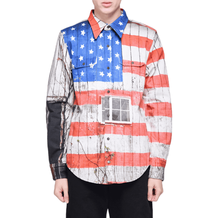 Western Overhemd Blauw