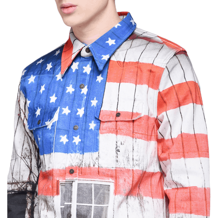 Western Overhemd Blauw