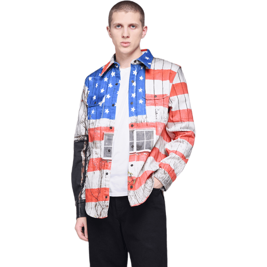 Western Overhemd Blauw