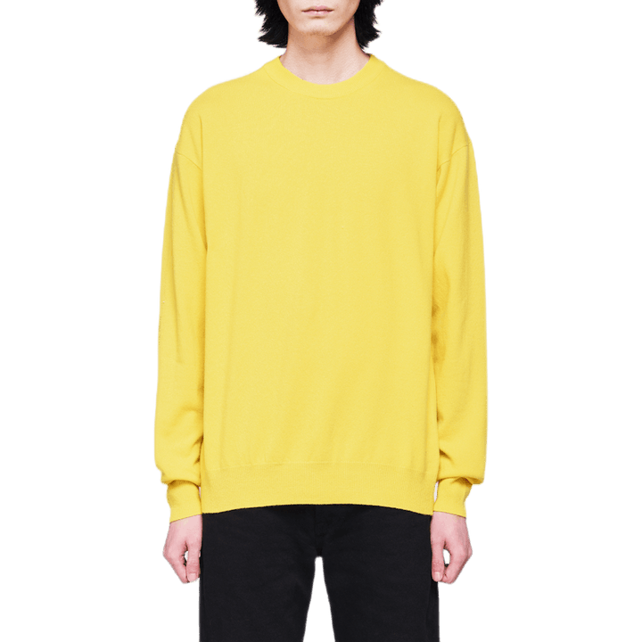 Sweater met ronde hals Geel
