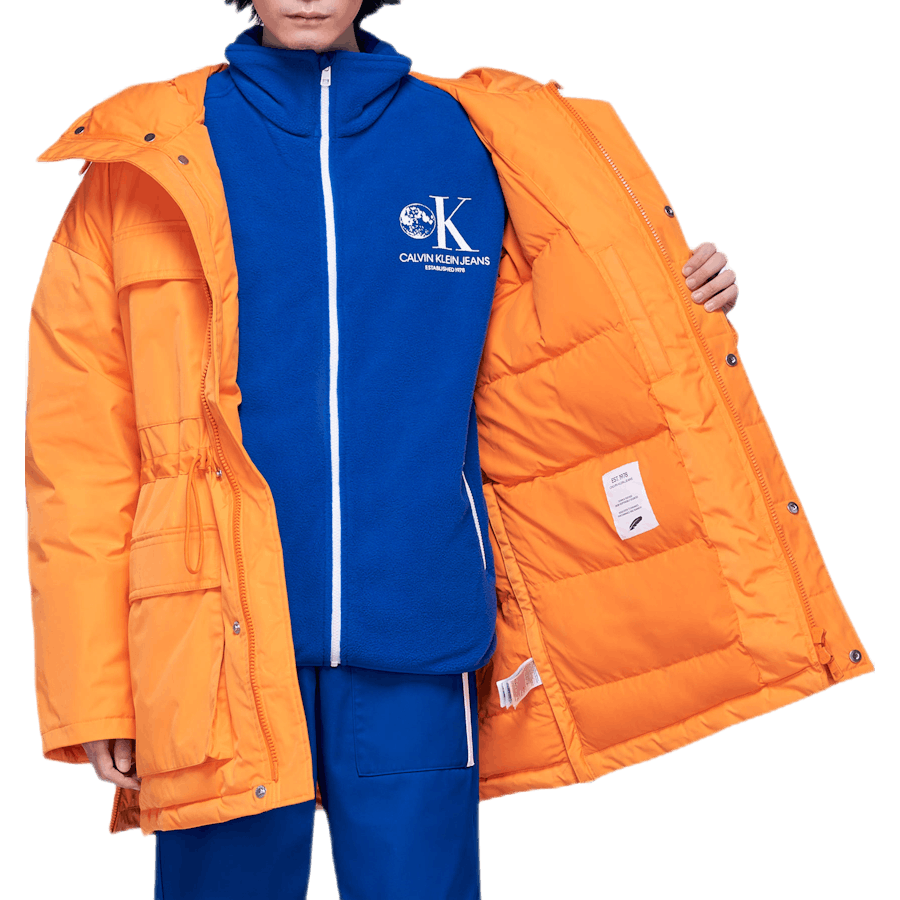 Grafische Parka Oranje