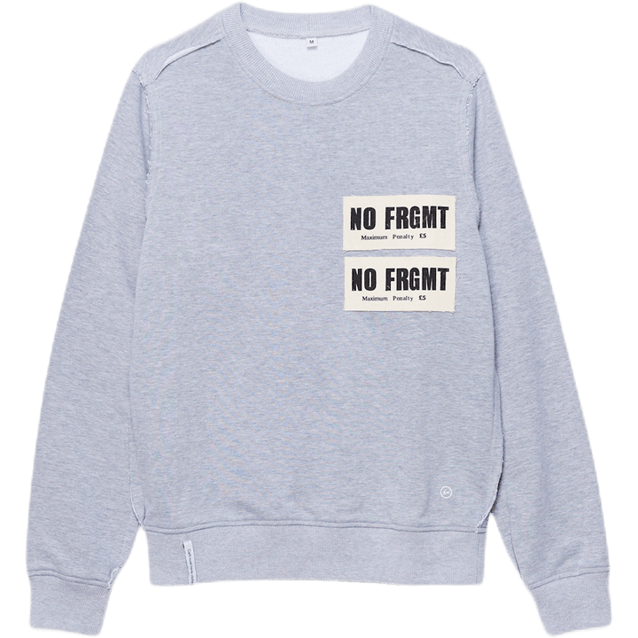 Sudadera Jump Sin Parche Frgmt Gris