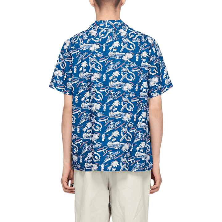 Okole Maluna Camp Hemd Blau