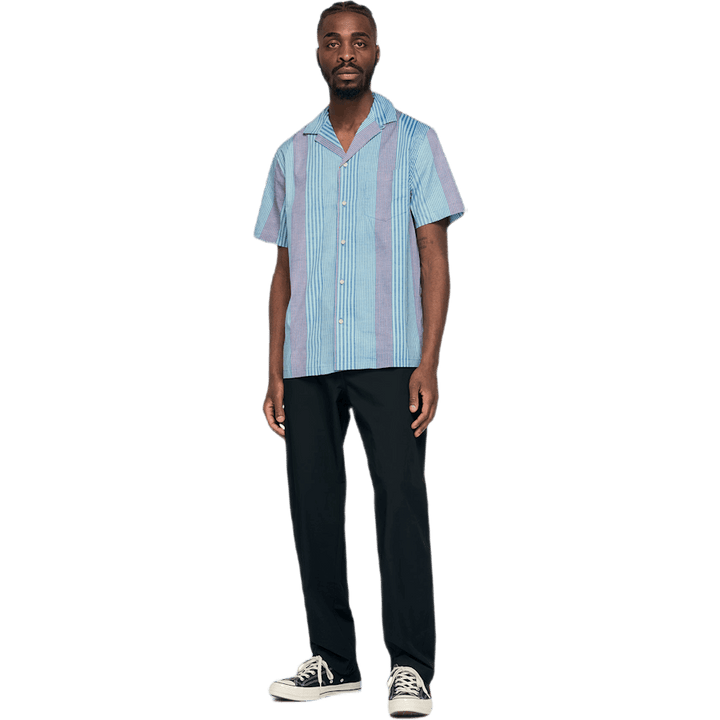 Pacific Paradise Stripe Camp S Blue