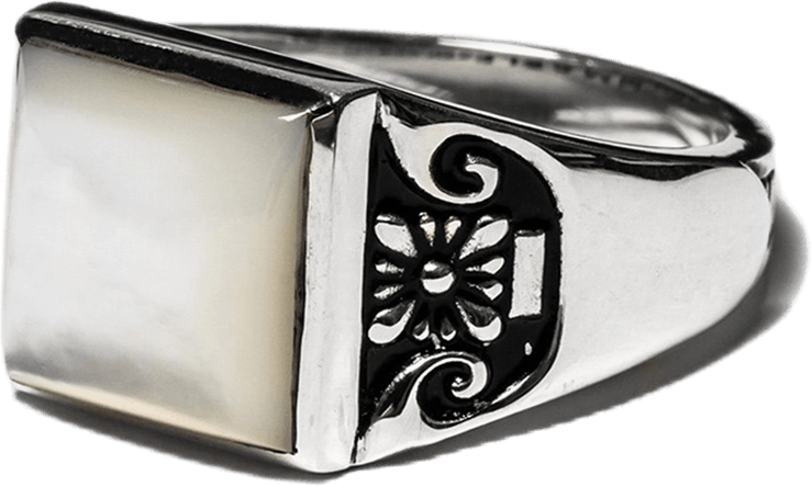 Collegiate Ring Silver