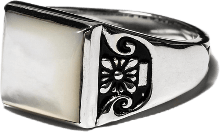 Collegiate Ring Silver