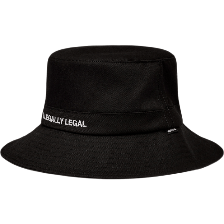 Sombrero de cubo ilegalmente legal Negro